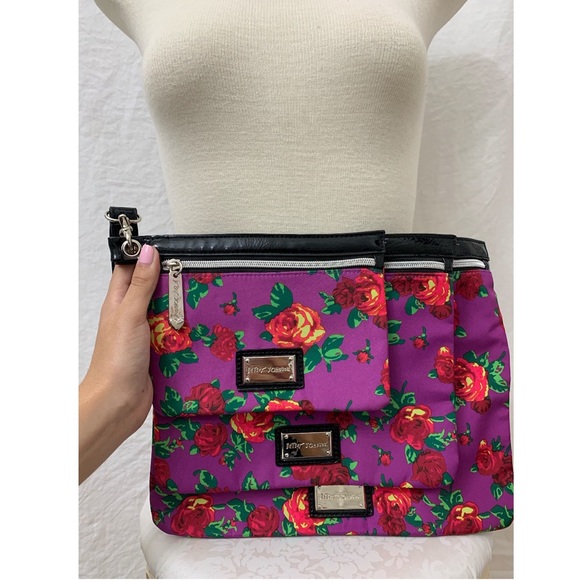 Betsey Johnson Bags Betsey Johnson 3piece Cosmetic Case Poshmark